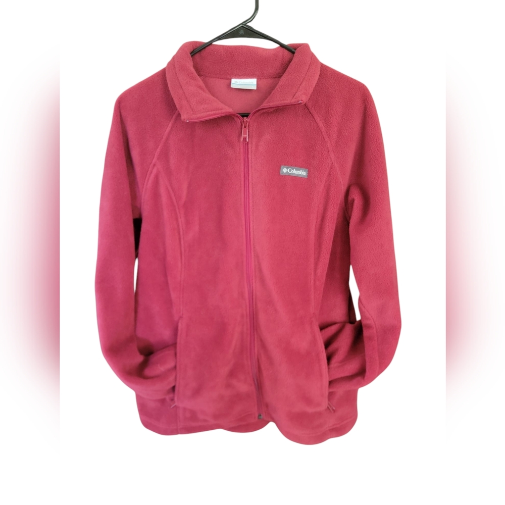 Colombia | Full Zip Fleece Jacket Red Women's Large